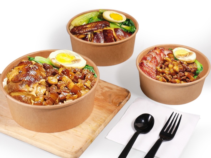 Kraft Paper Salad Bowl